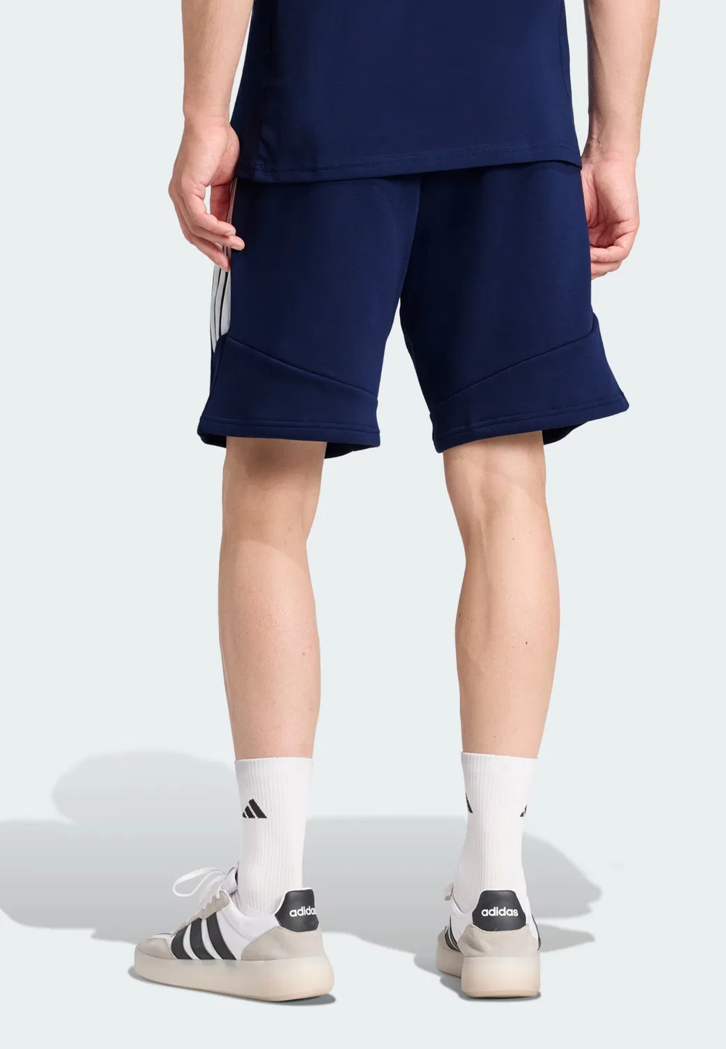 Спортивные шорты Adidas Performance Regular Workout Pants Tiro26 League темно-синего цвета — фото 3