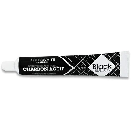 Зубная паста Black Edition с активированным углем Whiteness 75 мл Superwhite — фото 3