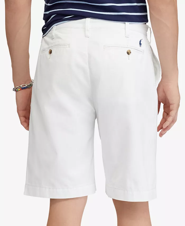 Мужские шорты Relaxed Fit Twill длиной 10 дюймов Polo Ralph Lauren, белый — фото 2