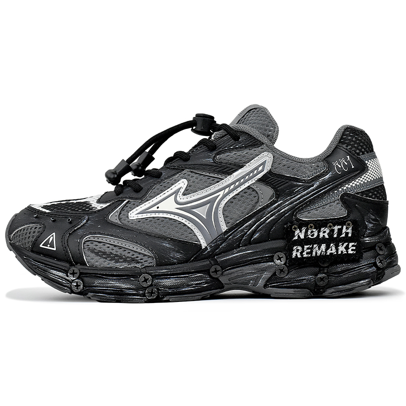 

Speed 2K устойчивые к истиранию низкие кроссовки унисекс Mizuno, черный