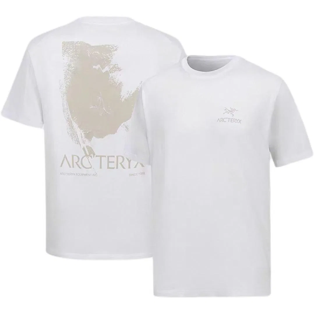 Футболка хлопковая KRAGG SL COTTON CACODAEMON Arcteryx черно-фиолетовая — фото 4