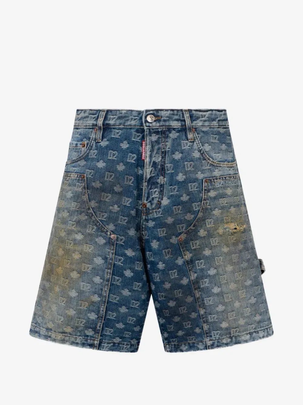 Шорты с монограммой D2 DSQUARED2, синий