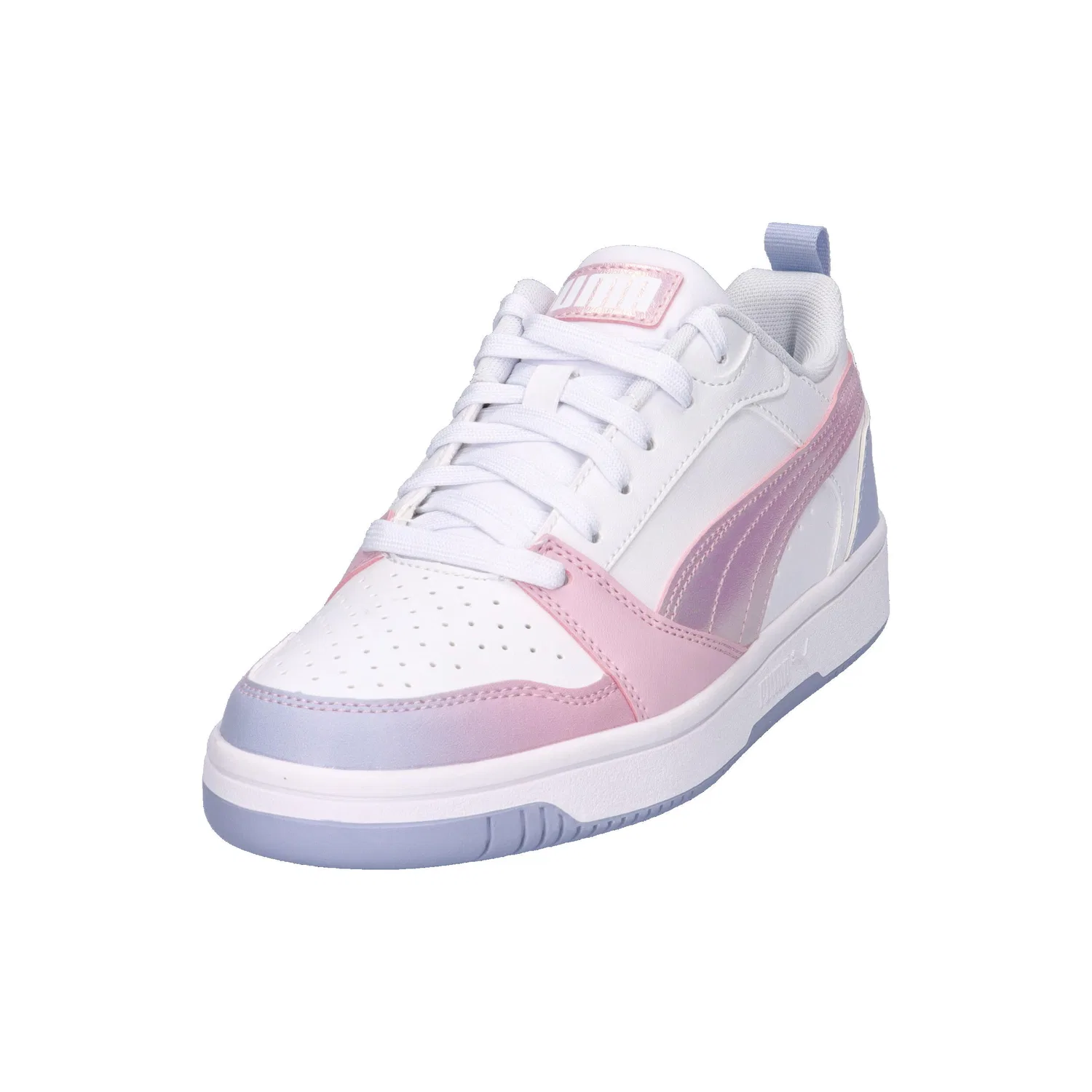 Детские кроссовки с принтом Rebound V6 Lo Blurry Dreams Jr Puma, Weiss — фото 4