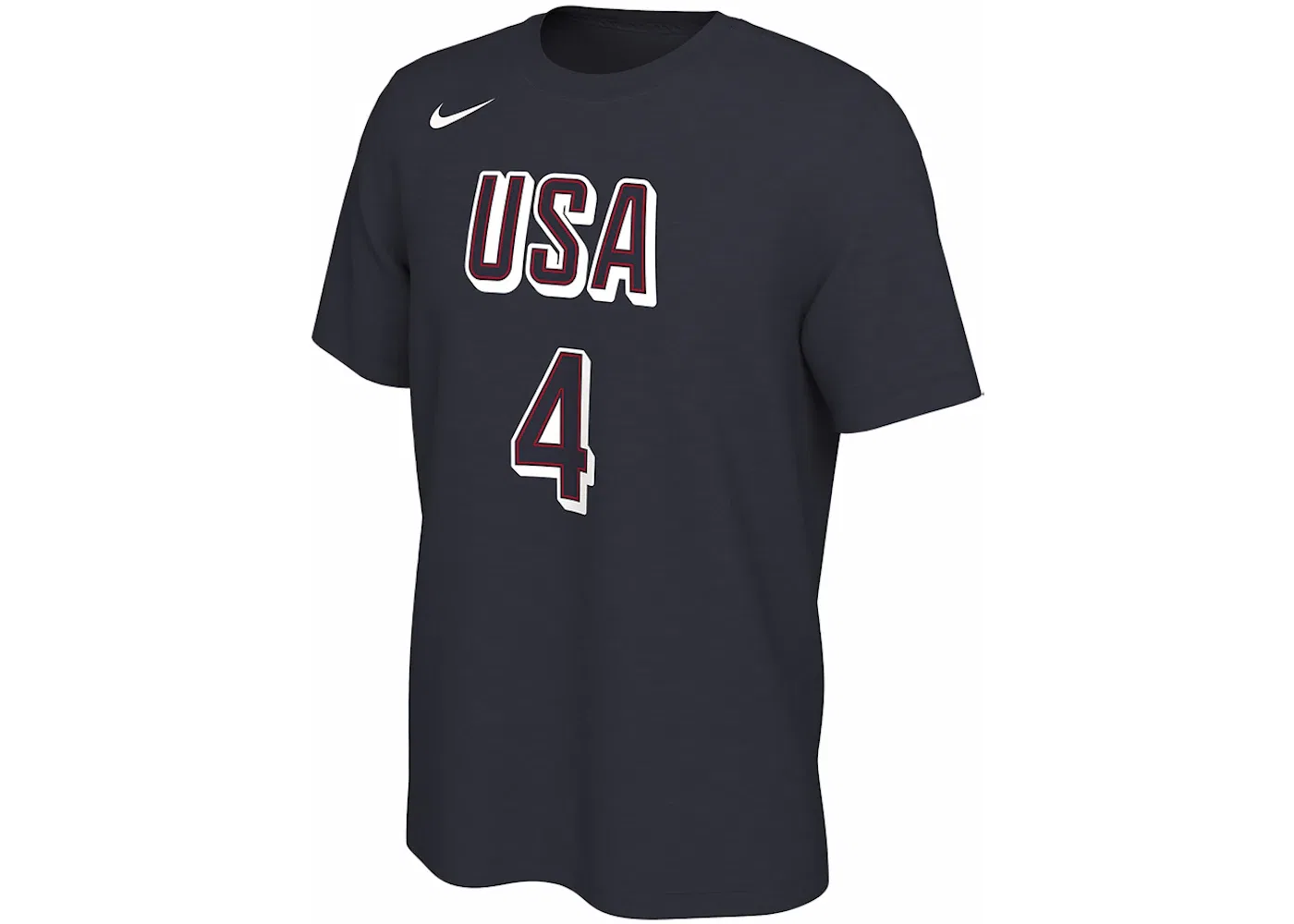 Мужская футболка с принтом Nike Stephen Curry USA Basketball, College Navy