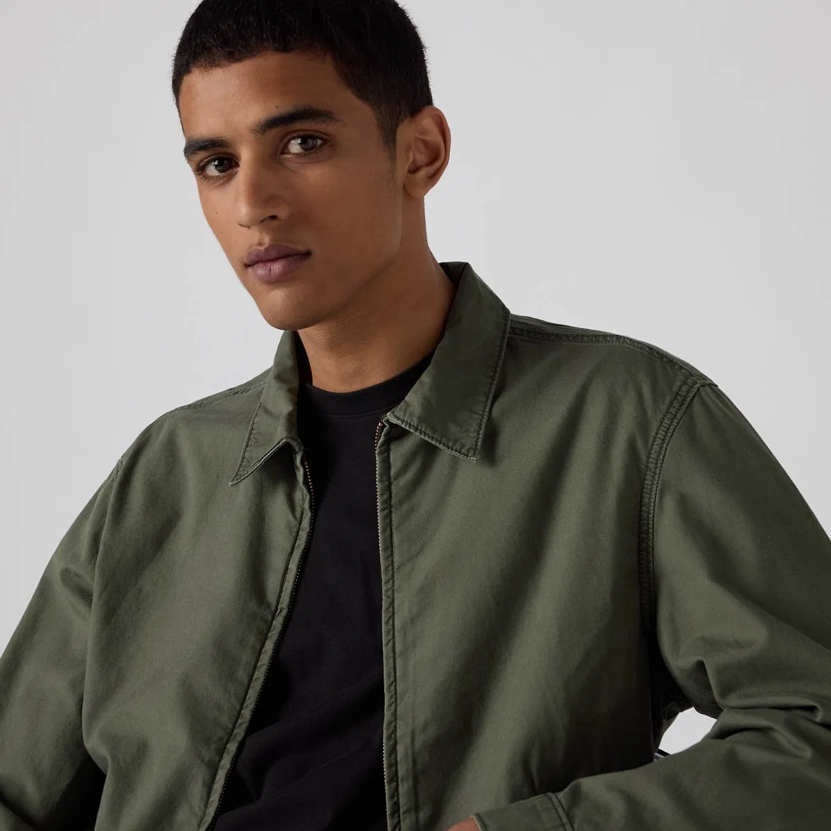 Куртка механика Кастро на молнии Levi's, Kambaba - Green — фото 2