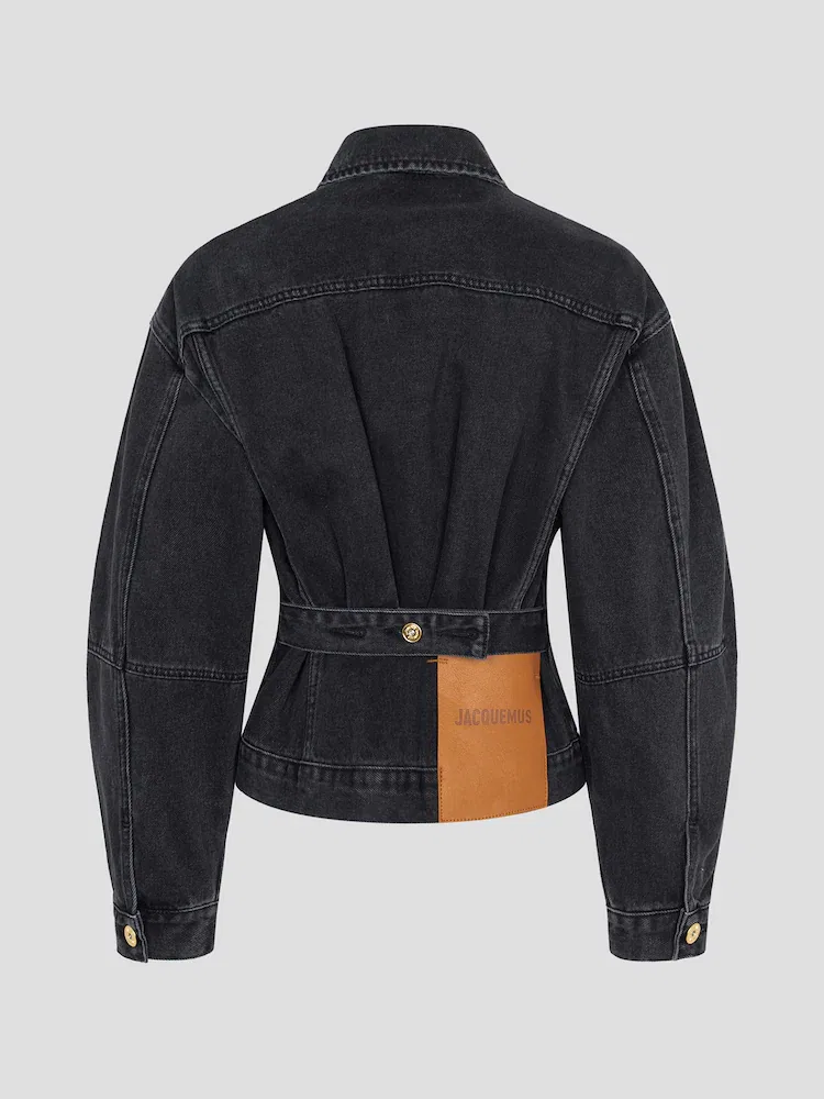 Джинсовая куртка De-Nîmes JACQUEMUS, Black — фото 2