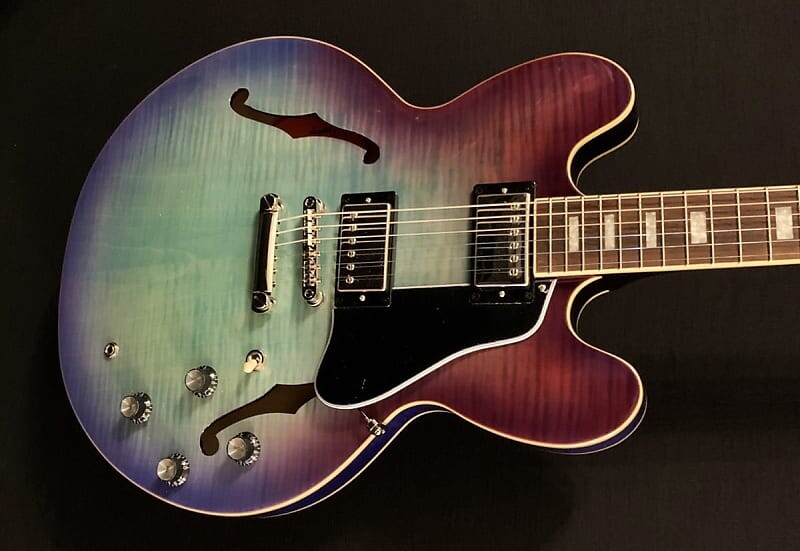 

ES-335 Figured - Взрыв черники Epiphone Blueberry