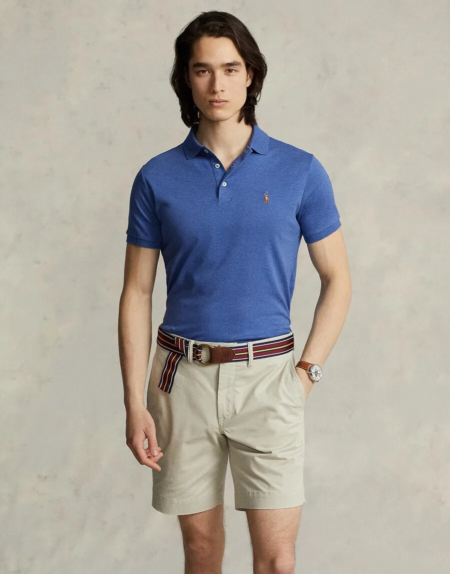 Рубашка Polo Ralph Lauren в сине-пестром цвете — фото 3