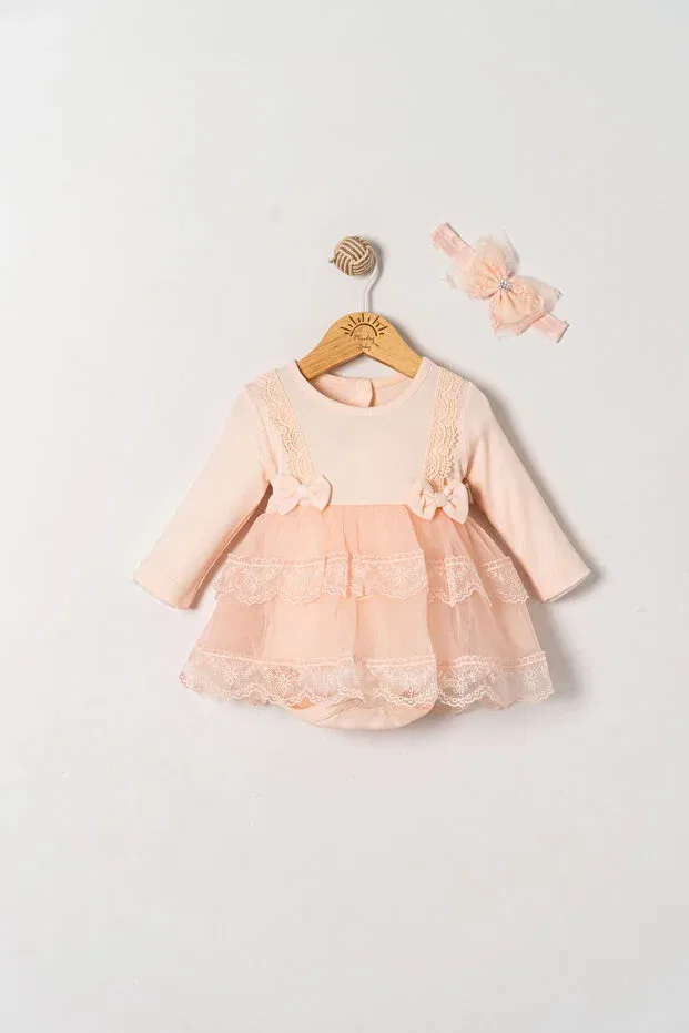 Детское платье для девочек с длинным рукавом Miniday Baby, Multicolor — фото 2