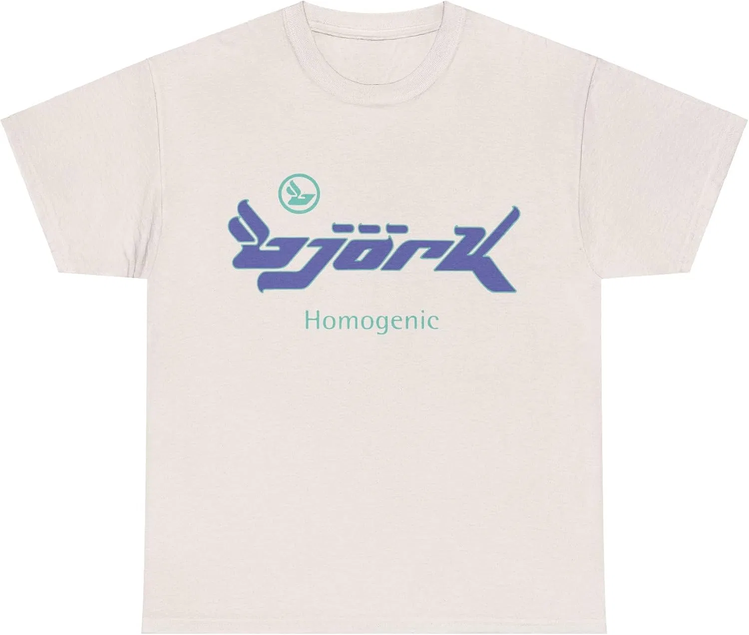 Женская футболка с принтом Bjork Homogenic, Ice Grey