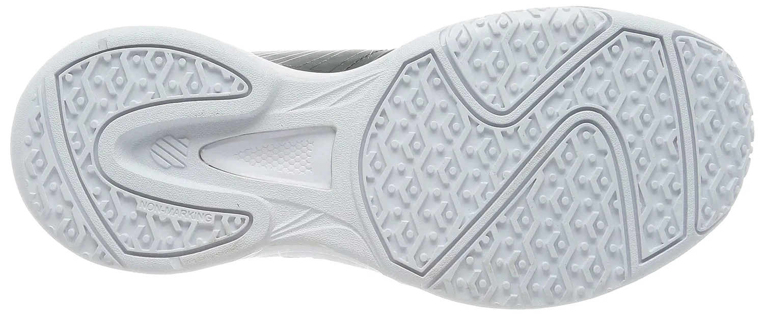 Детские теннисные туфли для девочек с кроссовками Court Express Omni K-Swiss, Dark Shadow White Swedish Blue — фото 4