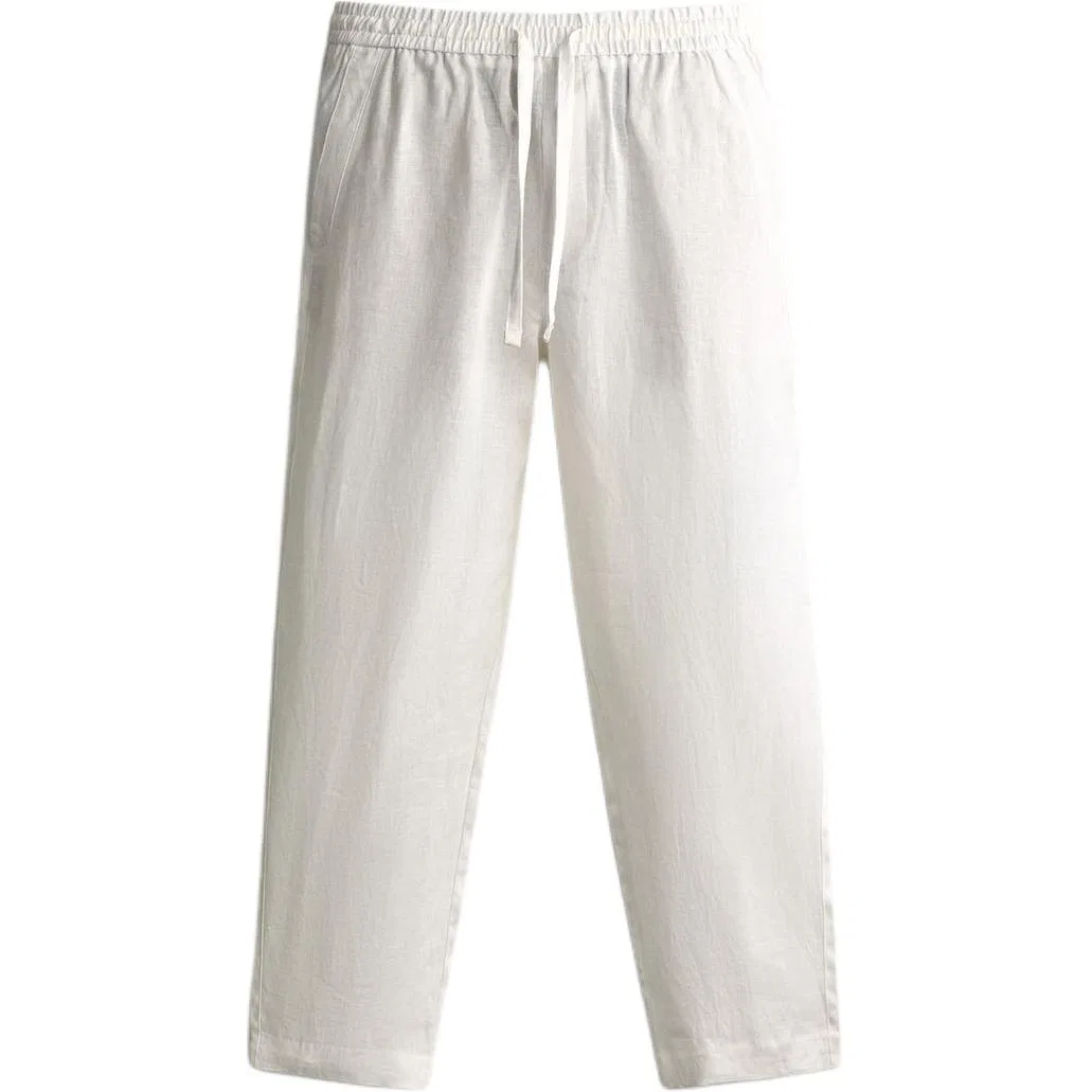Мужские повседневные брюки белые ZARA, White