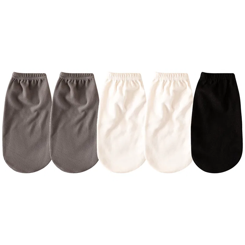 Детские носки-гольфы с комплектом из 5 пар, Unisex Crew Socks, MIIOW, Gray 2+White 2+Black 1