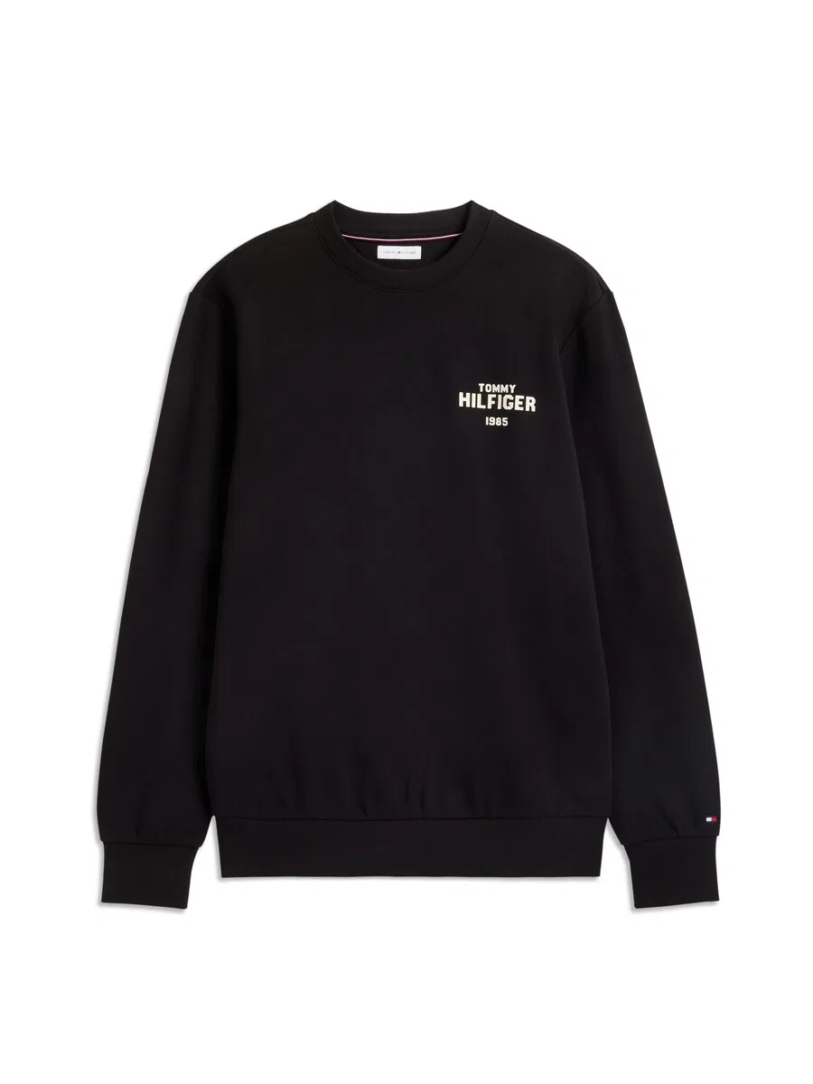 Толстовка TOMMY HILFIGER '1985' черного цвета