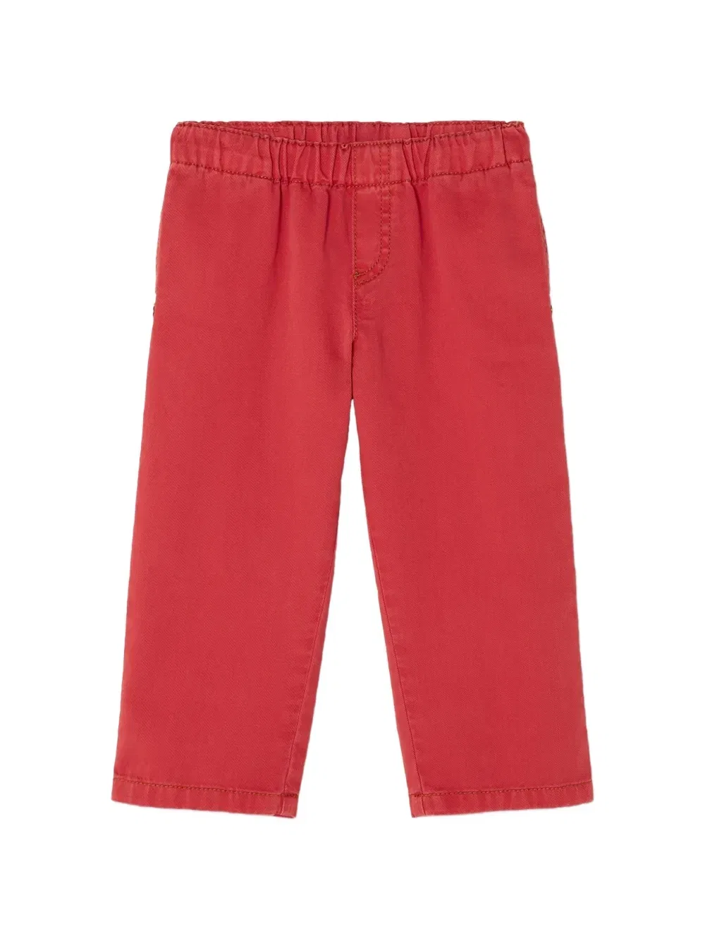 Джинсы с эластичным поясом Versace Kids, красный