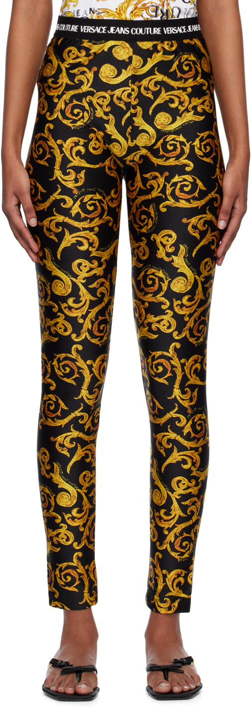 

Черные леггинсы Sketch Couture Versace Jeans Couture