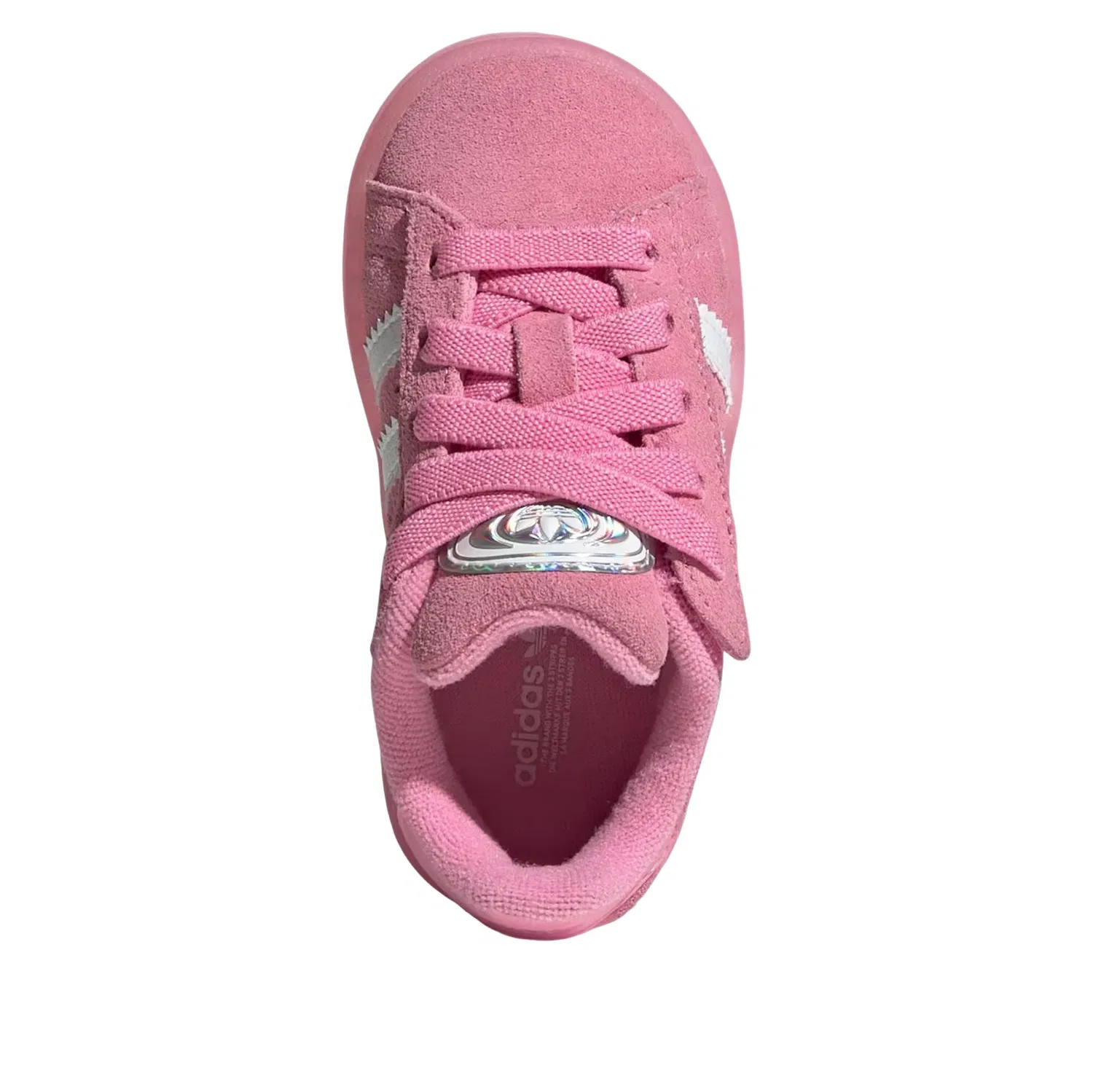 Детские кроссовки для малышей с закрытием на липучке Campus 00s Adidas, розовый — фото 2