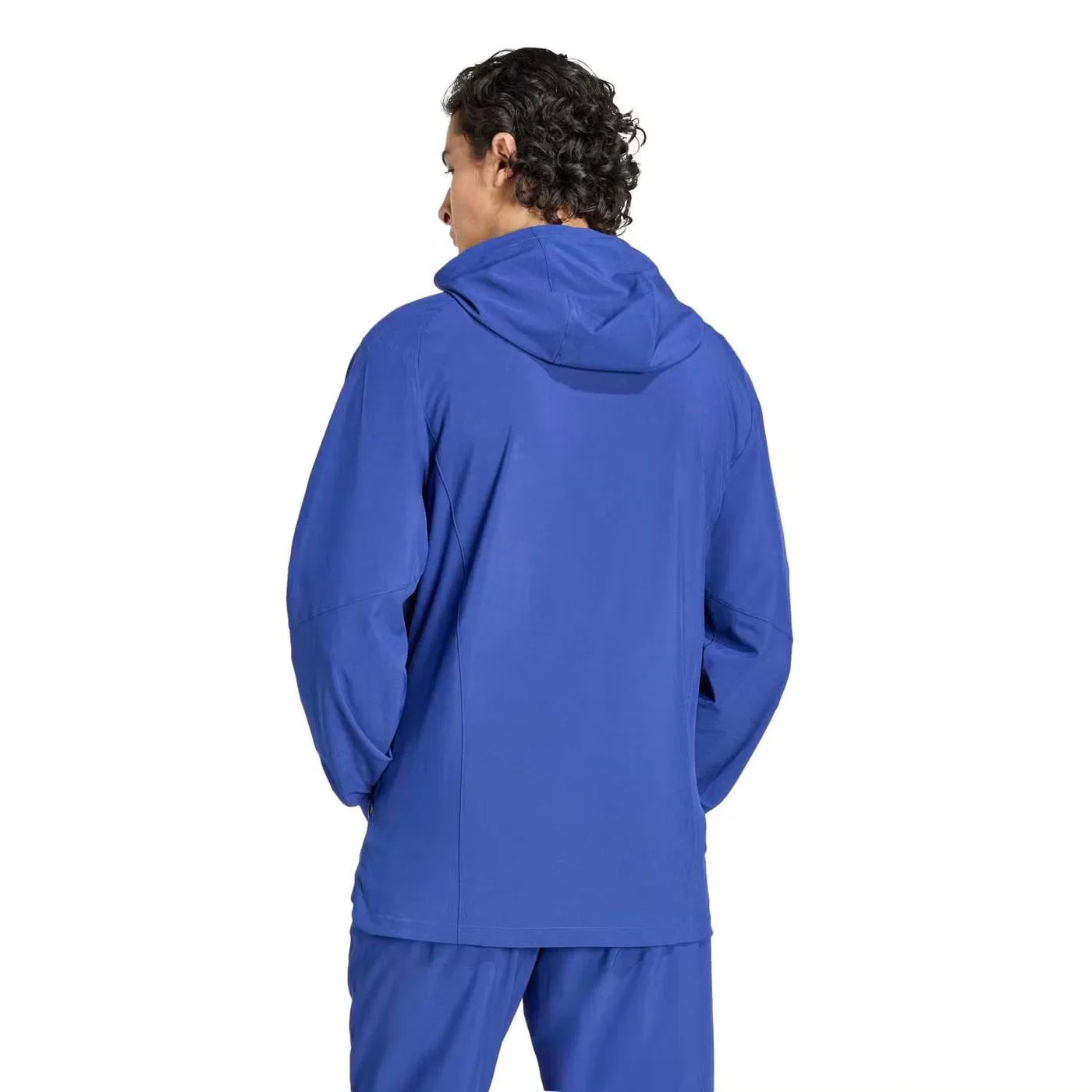 Ветровка с длинным рукавом Italy Tiro Travel Adidas, синий — фото 3