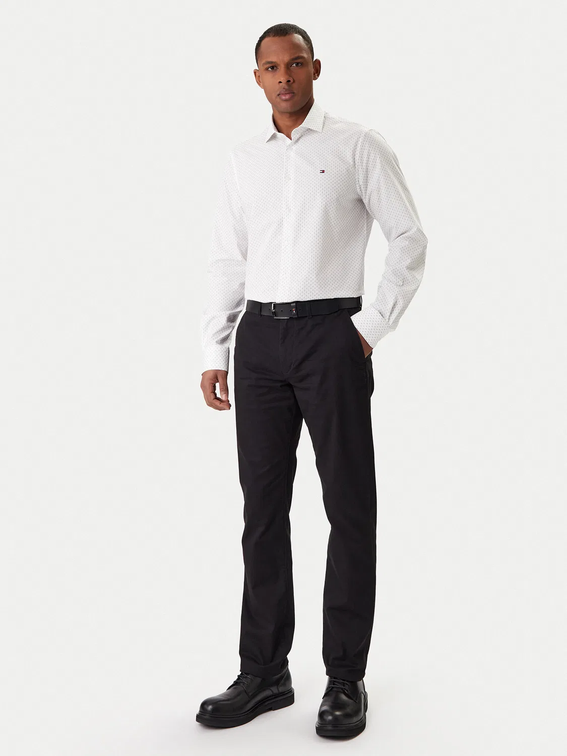 Мужские чиносы стандартного кроя Core Denton Tommy Hilfiger, черный — фото 2