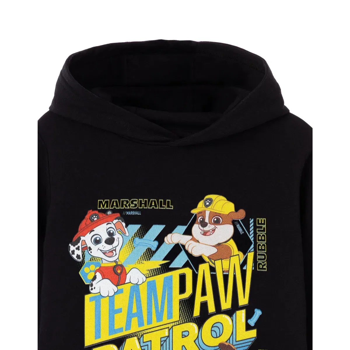 Детское худи для мальчиков Team Paw Paw Patrol, Black — фото 3