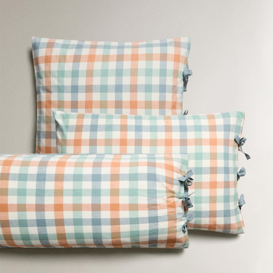 

Детская наволочка Zara Home Gingham Flannel, мультиколор