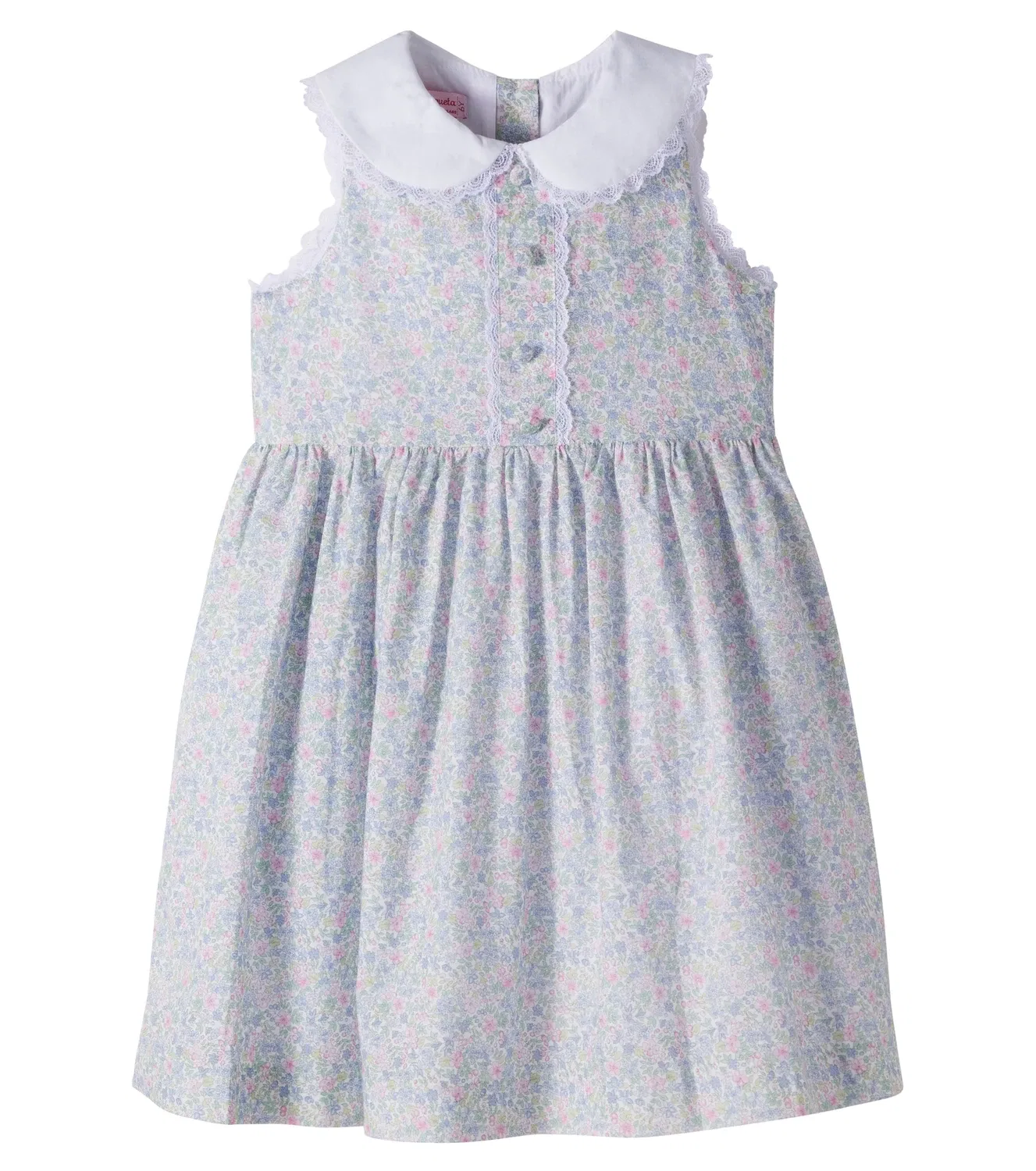 Нарядное платье с цветочным принтом La Coqueta, Light Blue Floral