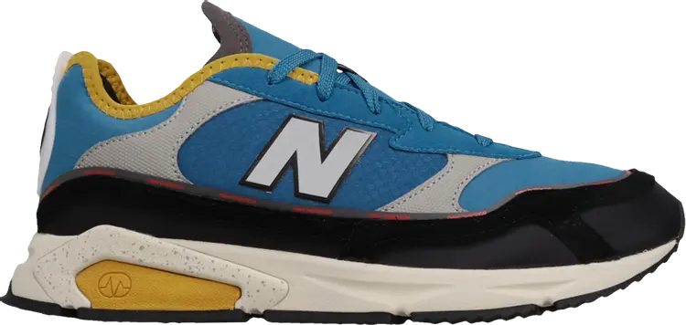 

Кроссовки New Balance X-Racer 'Blue Grey Yellow', синий