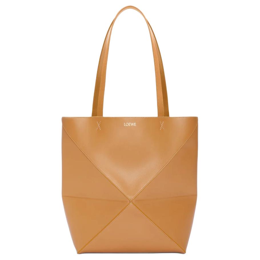 

Сумка-шоппер из телячьей кожи, хозяйственная сумка, женская коричневая LOEWE