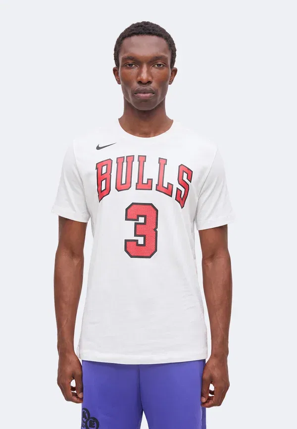 Футболка хлопковая Josh Giddey Chicago Bulls Nike Performance, White, белый