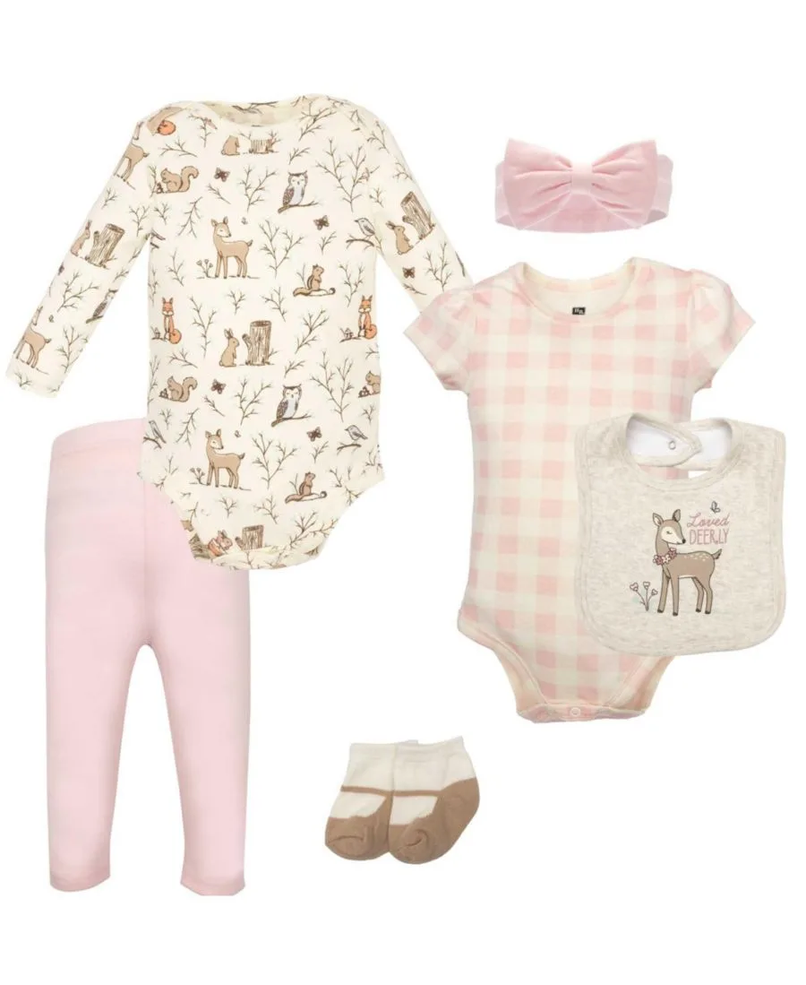 Хлопковый комплект для новорожденного, Зачарованный лес Hudson Baby, Enchanted Forest
