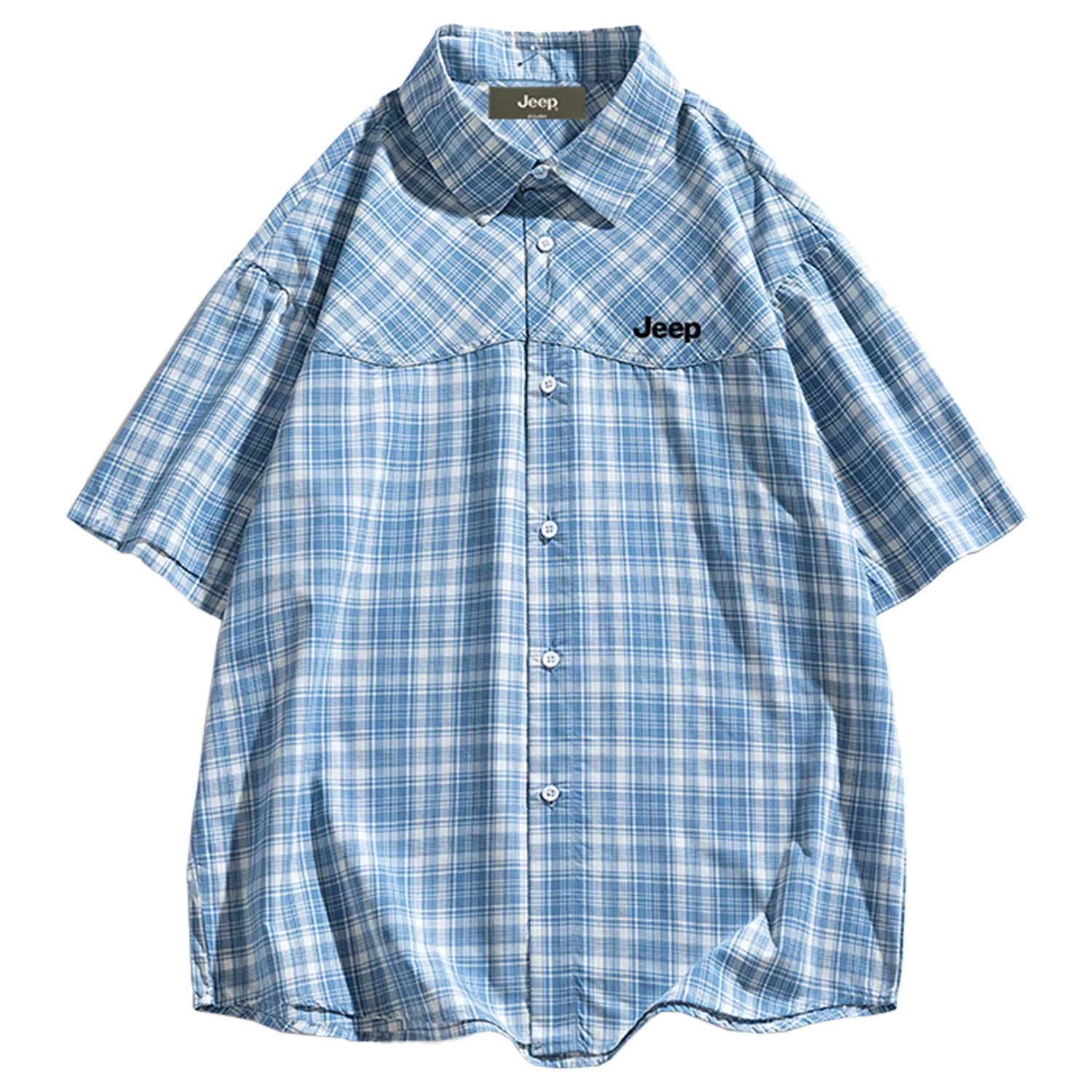 Детская рубашка с отложным воротником Jeep, Light Blue