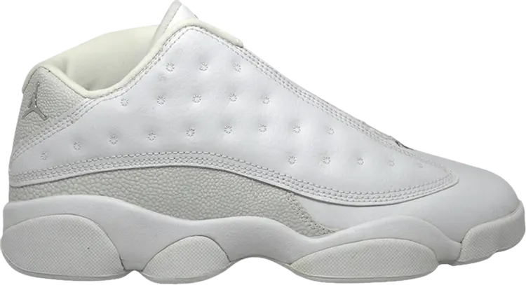 

Кроссовки Air Jordan 13 Retro Low PS All White, белый, Белый;серый, Кроссовки Air Jordan 13 Retro Low PS All White, белый