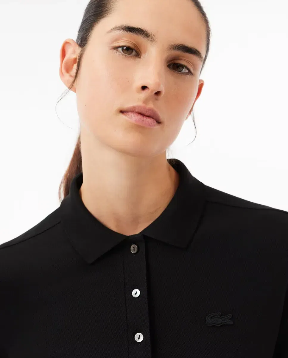 Поло Lacoste Negro с длинным рукавом — фото 3