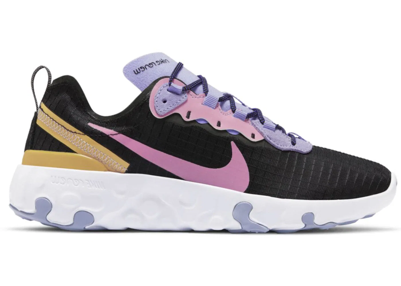 Детские кроссовки Lifestyle Nike Renew Element 55 Premium, Black/Magic Flamingo/Light Thistle