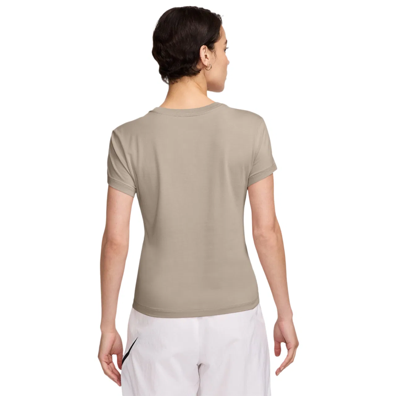 Женская футболка с длинным рукавом Nike Chill Knit Crop, Sail/Cream Ii — фото 2