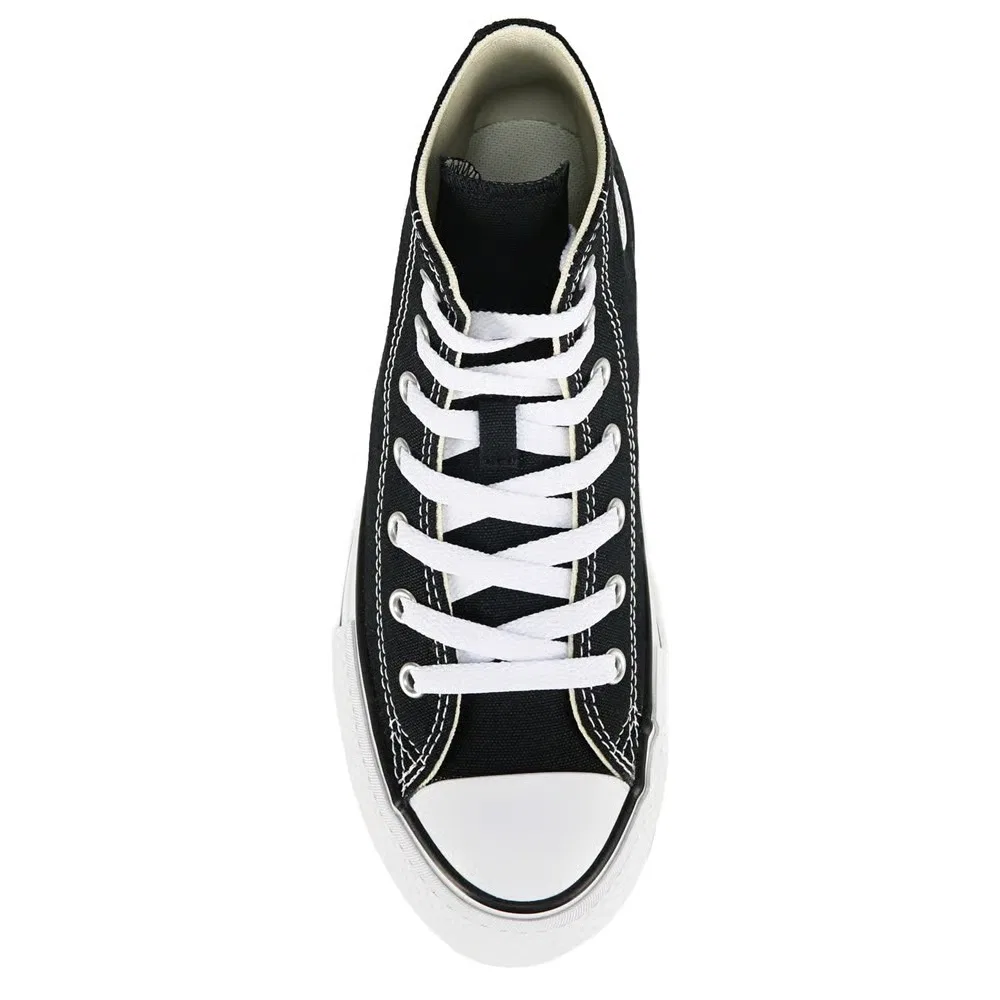Детские высокие кеды Chuck Taylor All Star Lift Converse, Black/White — фото 4