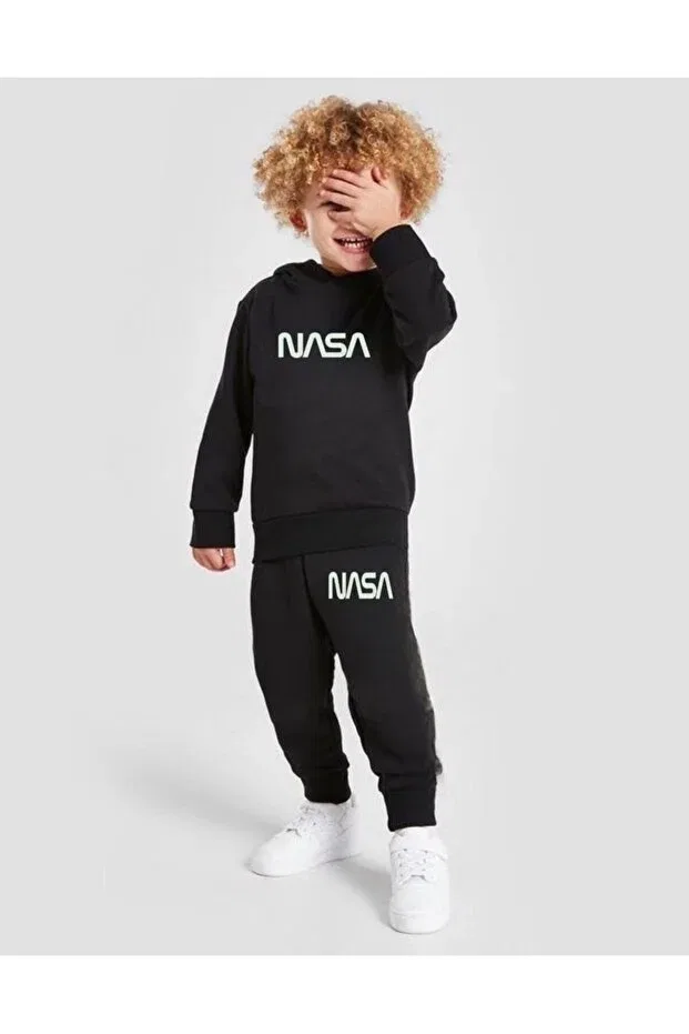 Детский спортивный костюм с принтом Nasa Topçu, Multicolor