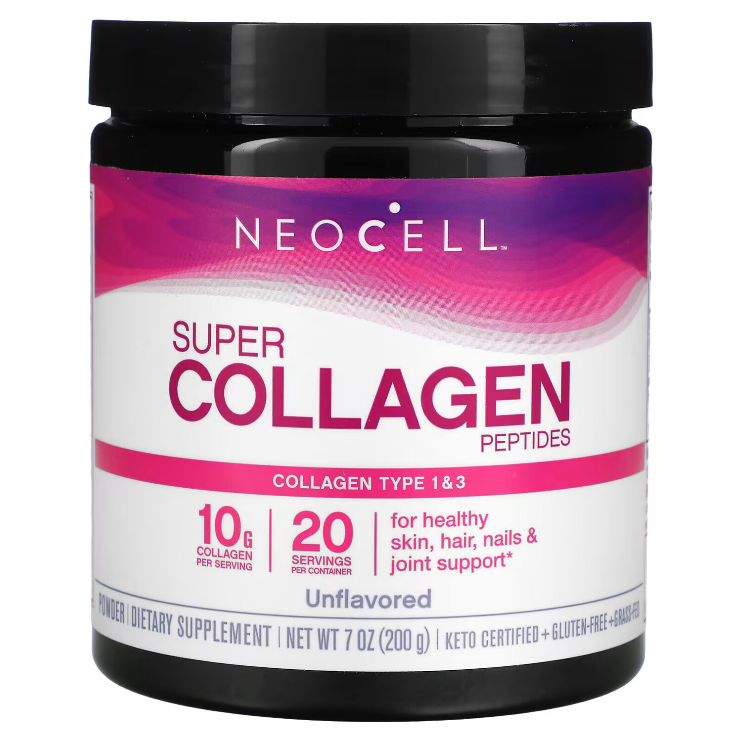 

NeoCell, пептиды суперколлагена, без вкусовых добавок, 200 г (7 унций)
