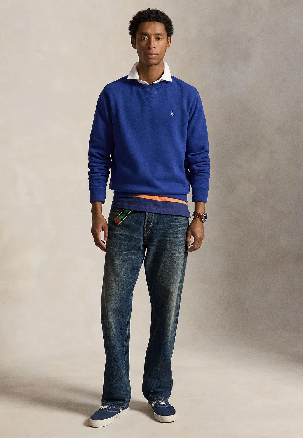 Флисовая толстовка RL - толстовка Polo Ralph Lauren, Blue Yacht — фото 2