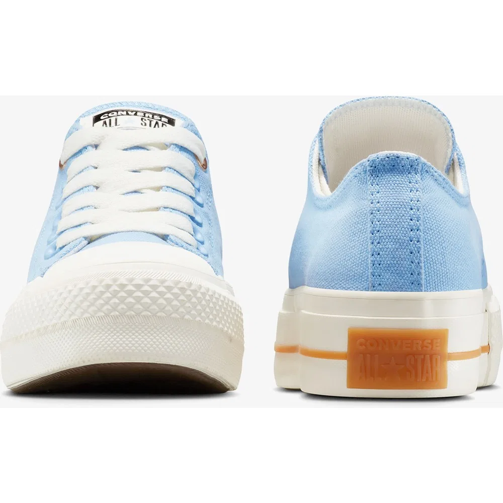 Детские кроссовки на платформе Chuck Taylor All Star Lift Platform, Mavi Converse — фото 4