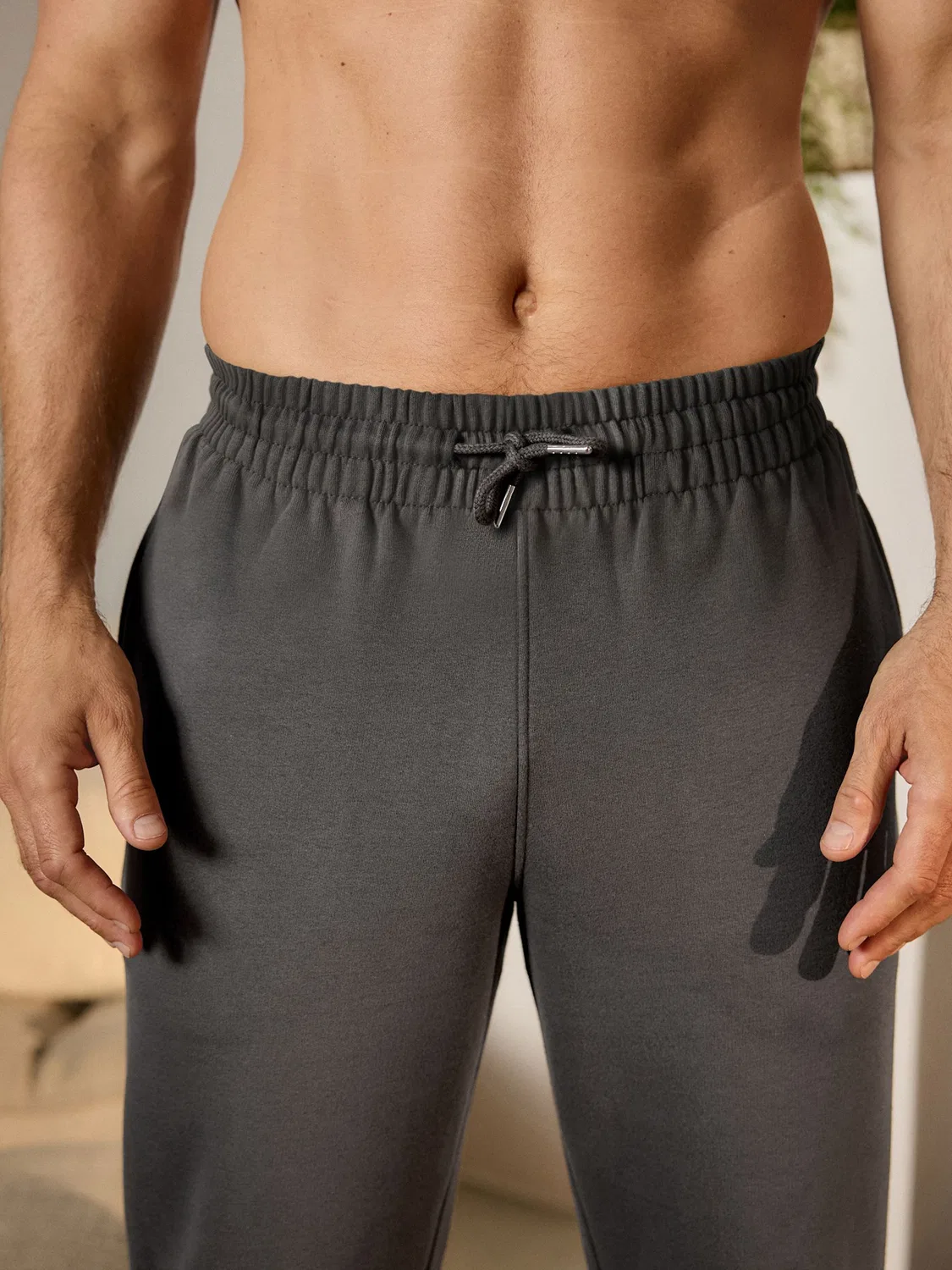 Джоггеры с манжетами, Regular Fit, Brushback Next, угольно-серый — фото 4