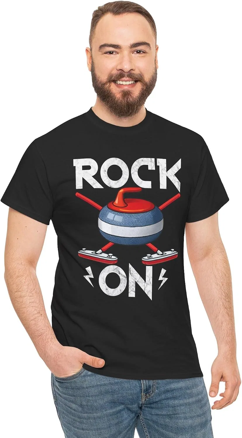Футболка с принтом Rock On Gildan 5000, Black — фото 2