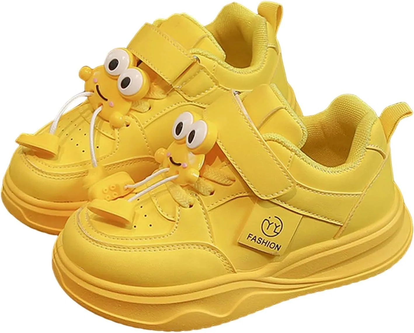 Детские кроссовки для мальчиков с принтом животных, Yellow