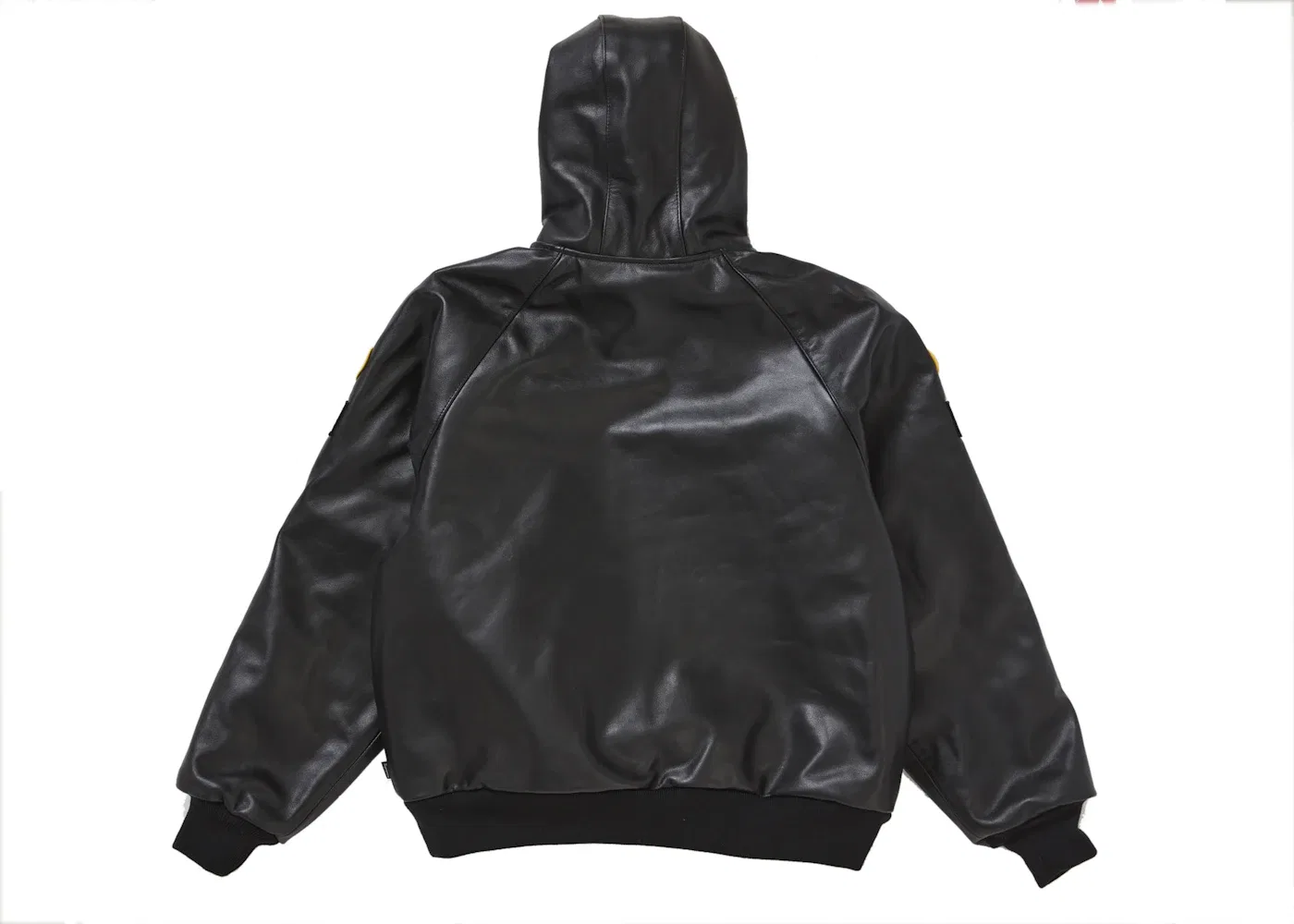 Мужская куртка с капюшоном Leathers Hooded Work Supreme, Black — фото 3