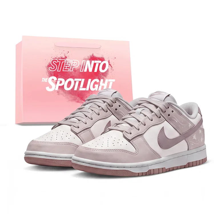 Детские кроссовки для скейтбординга с принтом Nike Dunk Low, Pink
