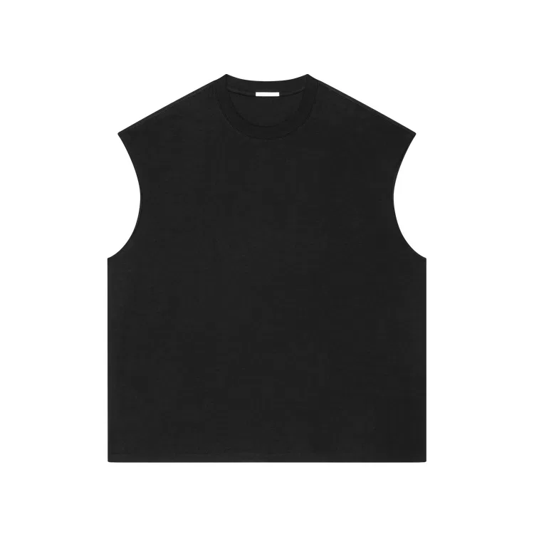 Детская безрукавка из фактурного хлопка Nice Rice, Space Black