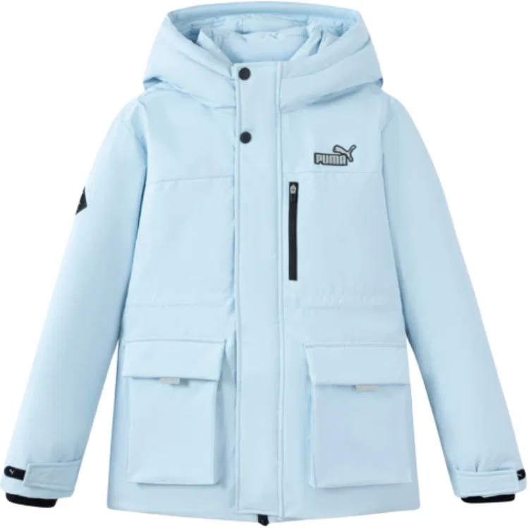 Детский пуховик с капюшоном Unisex Down Jackets Hooded PUMA