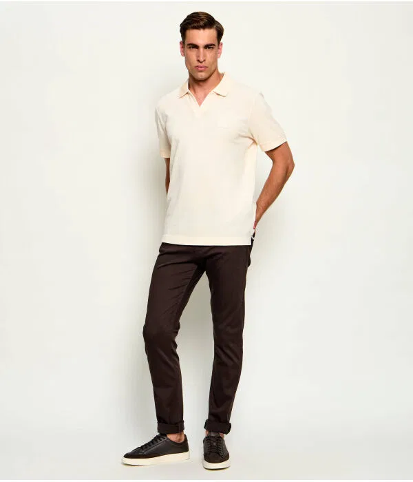 Мужские чиносы Slim Fit P-Delaware5 BOSS, Blu Marino — фото 2