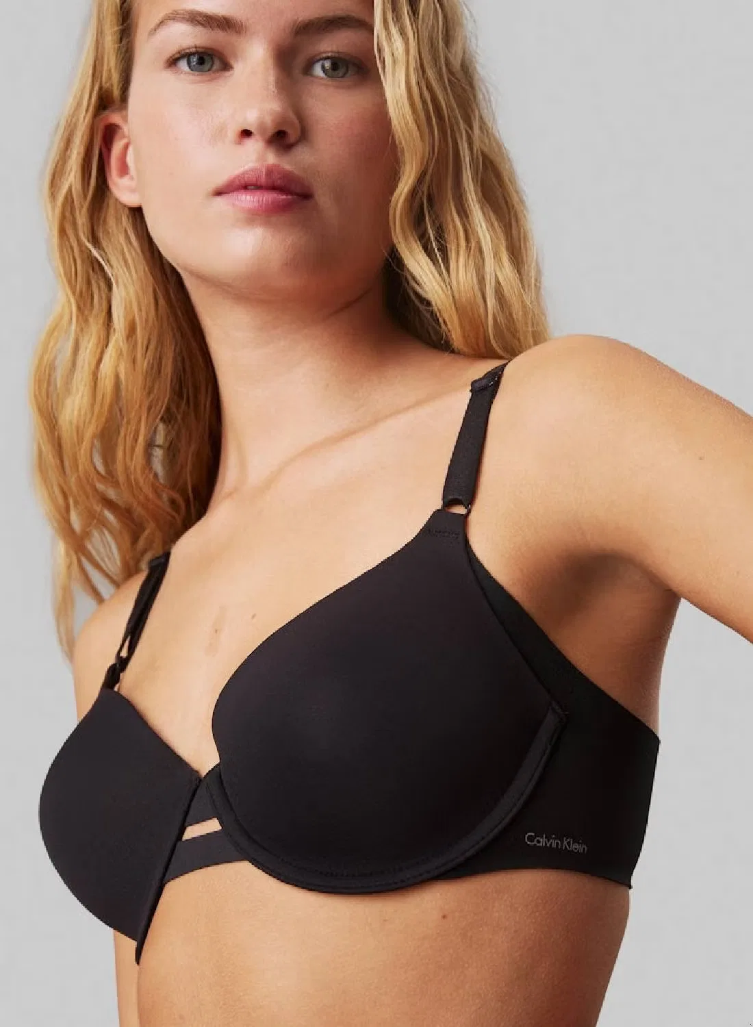 Бюстгальтер без косточек T-Shirt bra Calvin Klein, черный — фото 4