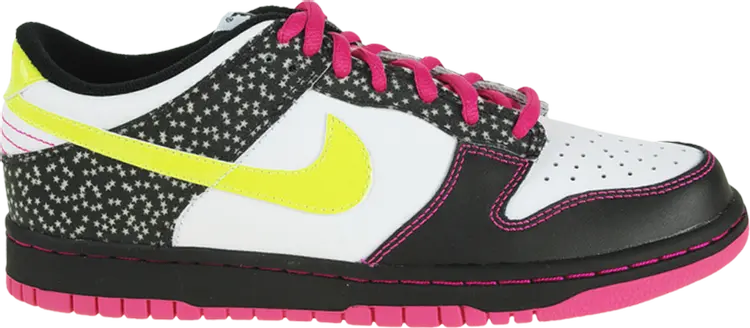 

Кроссовки Nike Dunk Low GS 'Pink Volt', белый